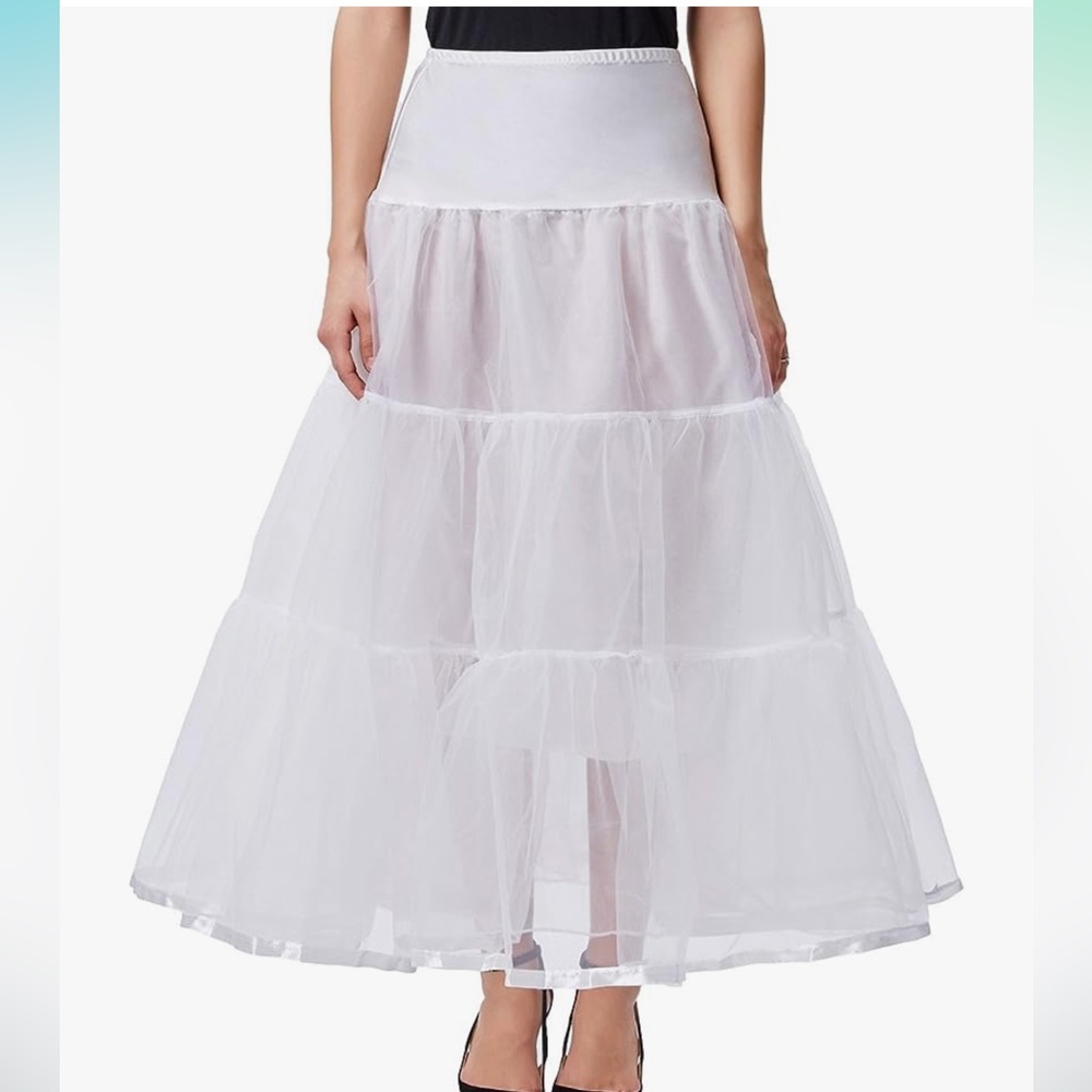 GRACE KARIN Women's Ankle Length Petticoats Skirts
Wedding Half Slips Crinoline